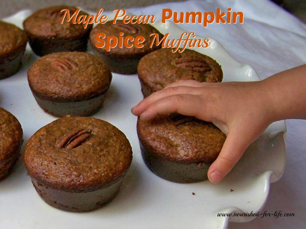 Maple Pecan Pumpkin Spice Muffins 