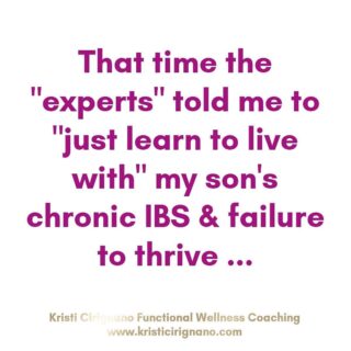 One of my boys had chronic gas, constipation and discomfort as a baby. Then as he got just a bit older, the constipation turned into chronic diarrhea. Everything went straight through him. He wasn't gaining weight and was diagnosed failure to thrive.  We saw 5 different pediatric specialists who found nothing. He was eventually diagnosed with "Ideopathic IBS" and we were told we needed to just put him on Miralax and Pediasure and learn to live with it.  My response?  Ummm, no. Not acceptable. IBS is a symptom, not a diagnosis. There IS a cause and I will find it.  I kept copious records of everything that went in, everything that came out, and all of his symptoms for over a year. I knew this child better than anyone else on the planet and my intuition told me it was food related, even though he had tested negative for food allergies.  15 years ago the difference between IgE mediated food allergies (which usually have a fairly rapid onset reaction) and food sensitivities (often IgG or IgA mediated and with a slower, chronic reaction that builds up over time making it a lot harder to identify the culprit) wasn't well known or understood. I spent hours researching and found myself showing papers on food intolerances to pediatric GIs and allergists, trying to convince them and find some way to test for them.  I finally found an allergist who would test for food sensitivities and he tested positive for gluten, dairy, soy, eggs and poultry.  Once we removed all of these things, he was like a new kid within a month. His stools began to improve and the incessant gassiness and stomach pain disappeared, which completely changed his entire personality.  It took about 6 months to get his little gut fully healed up. We were able to add locally raised, pastured eggs and poultry back in (my theory has always been that it was the soy feed, not the chicken or eggs themselves).  (Cont in comments) ⬇️⬇️⬇️
