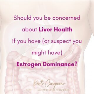 Is there a connection between Estrogen Dominance and Liver Health?  Absolutely!  Your liver is responsible for breaking down external AND INTERNAL toxins, which includes excess estrogen.  If your liver is overwhelmed with toxins to be processed from the things you inhale, ingest, inject or absorb through your skin it has a harder time dealing with endogenous toxins like excess estrogen.  If your liver function is suboptimal (and many Americans are operating at somewhere around 20% optimal liver function!), breaking down excess estrogens to be excreted from the body is happening even more slowly or not at all. Leading to too much estrogen circulating in the body and symptoms of Estrogen Dominance.  So giving the liver a little love to support detoxification is one important step towards resolving Estrogen Dominance.